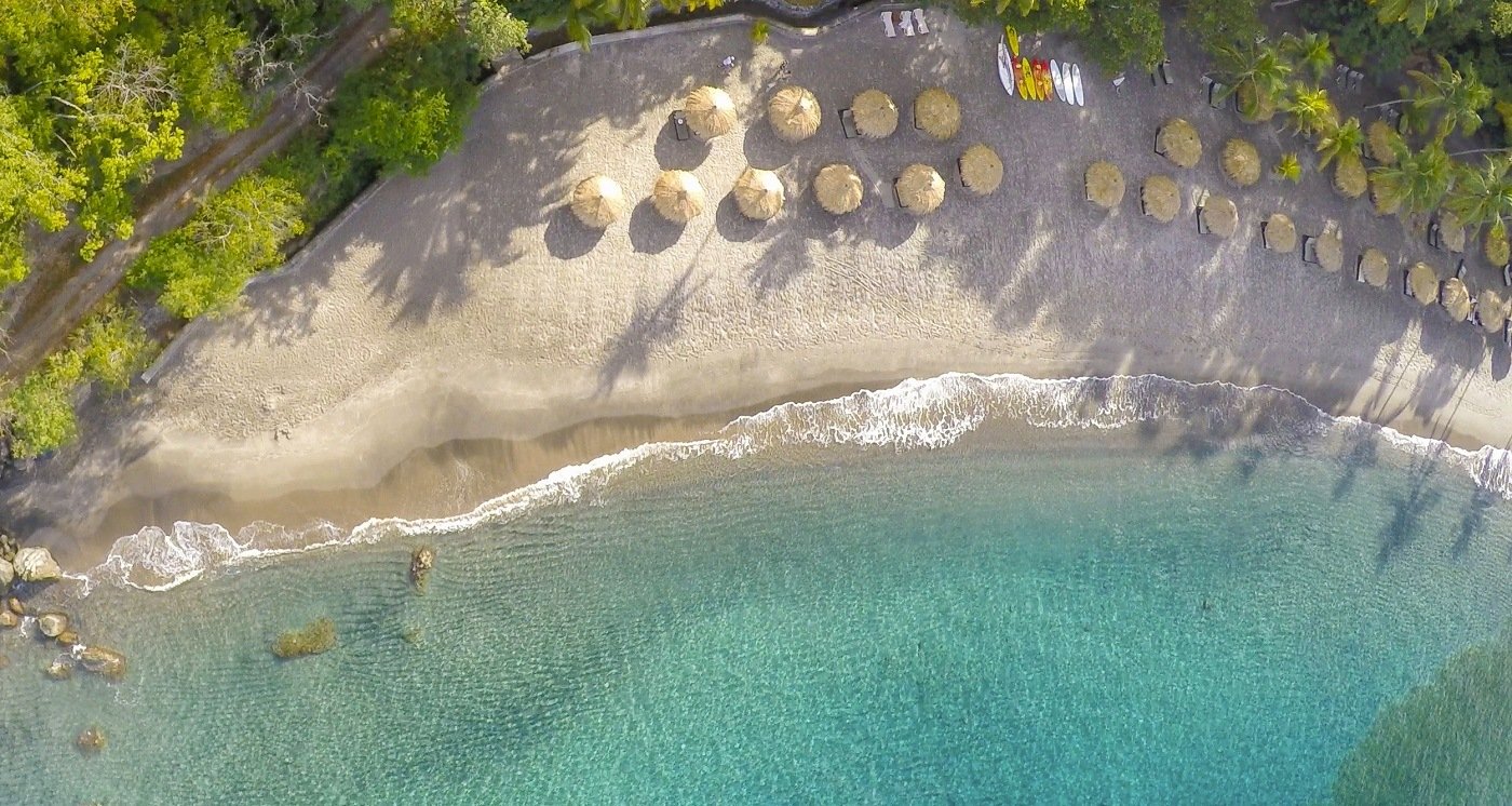 Anse Chastanet Beach Aerial
